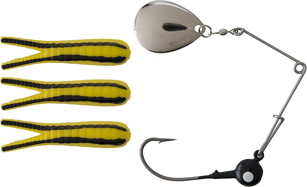 Eagle Claw Laker Critter Spin (1/8, Yellow/Black/Stripe) Bobber Bargain