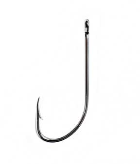 Eagle Claw Offset Hook (Nickel, 100ct) Bobber Bargain