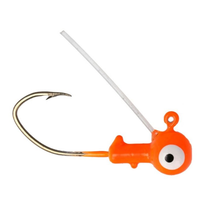 Eagle Claw Pro-V Weedless Ball Jig Head (10ct) Bobber Bargain