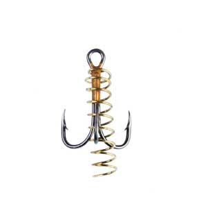 Eagle Claw Treble Hook (w/ Spring, 3ct) Bobber Bargain