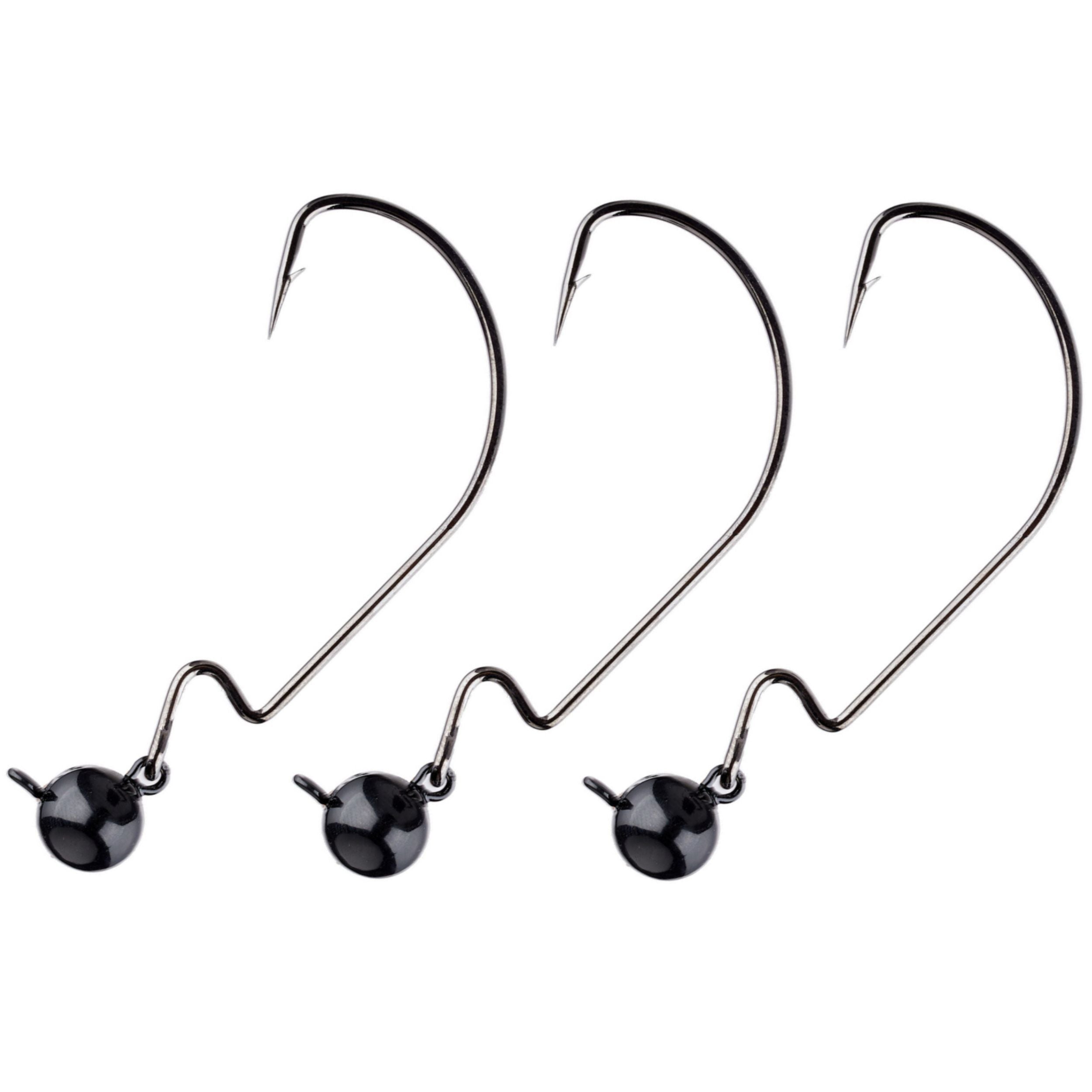 Cabezas plomadas de tungsteno para fútbol americano/swing Reaction Tackle - Paquete de 3