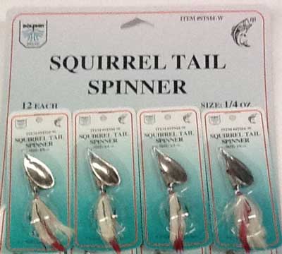 FJ Neil Cocktail, Marble, and Squirrel Tail Spinners Assortment Bobber Bargain