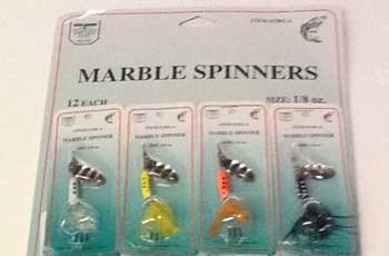 FJ Neil Cocktail, Marble, and Squirrel Tail Spinners Assortment Bobber Bargain