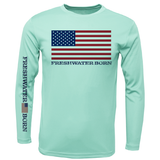 Florida USA Freshwater Born Men's Long Sleeve UPF 50+ Dry-Fit Shirt