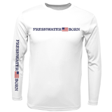 Florida Freshwater Born Linear Logo Boy's Long Sleeve UPF 50+ Dry-Fit Shirt