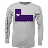 TCU Edition Freshwater Born Boy's Long Sleeve UPF 50+ Dry-Fit Shirt