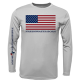 Texas USA Freshwater Born Boy's Long Sleeve UPF 50+ Dry-Fit Shirt
