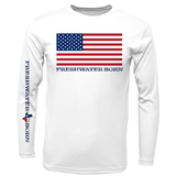 Texas USA Freshwater Born Boy's Long Sleeve UPF 50+ Dry-Fit Shirt