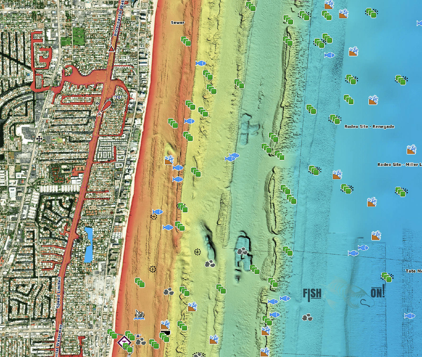 Port St Lucie Fishing Spots - Nearshore Numbers