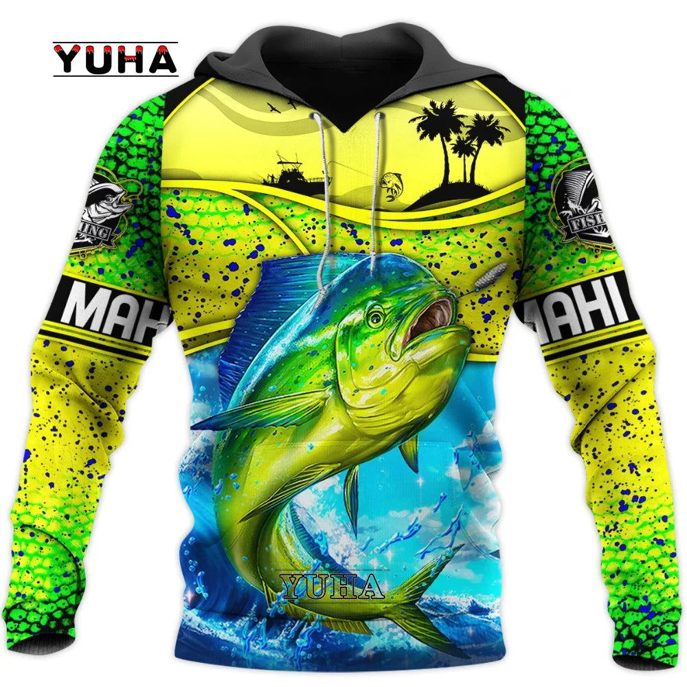 Fish Frenzy 3D Hoodie Bobber Bargain