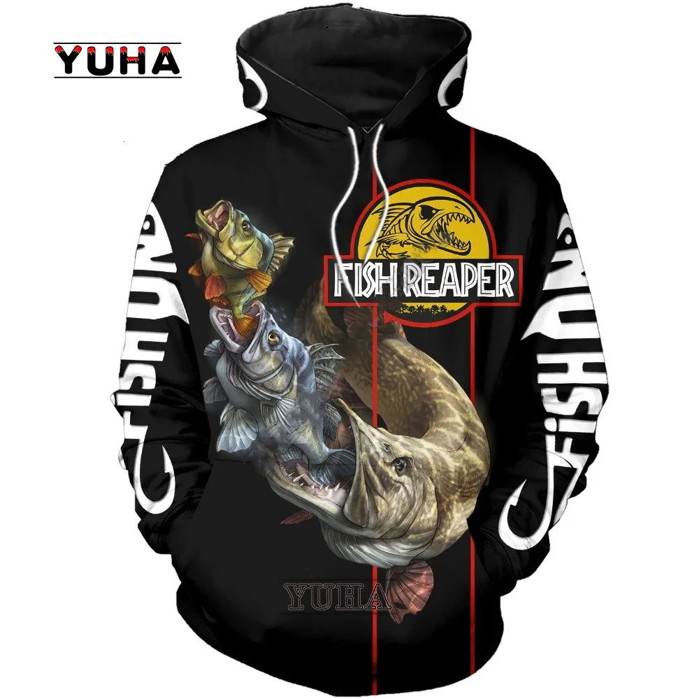 Fish Frenzy 3D Hoodie Bobber Bargain