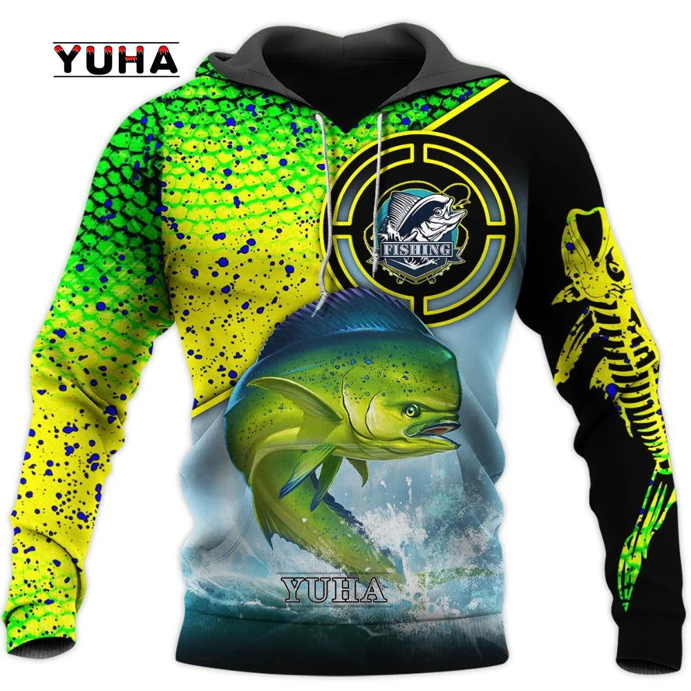 Fish Frenzy 3D Hoodie Bobber Bargain