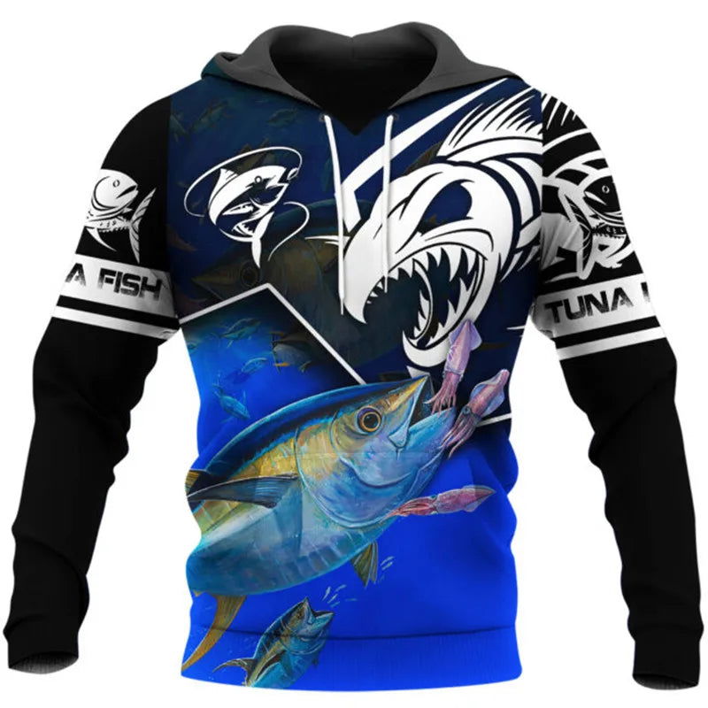 Fish Frenzy 3D Hoodie Bobber Bargain