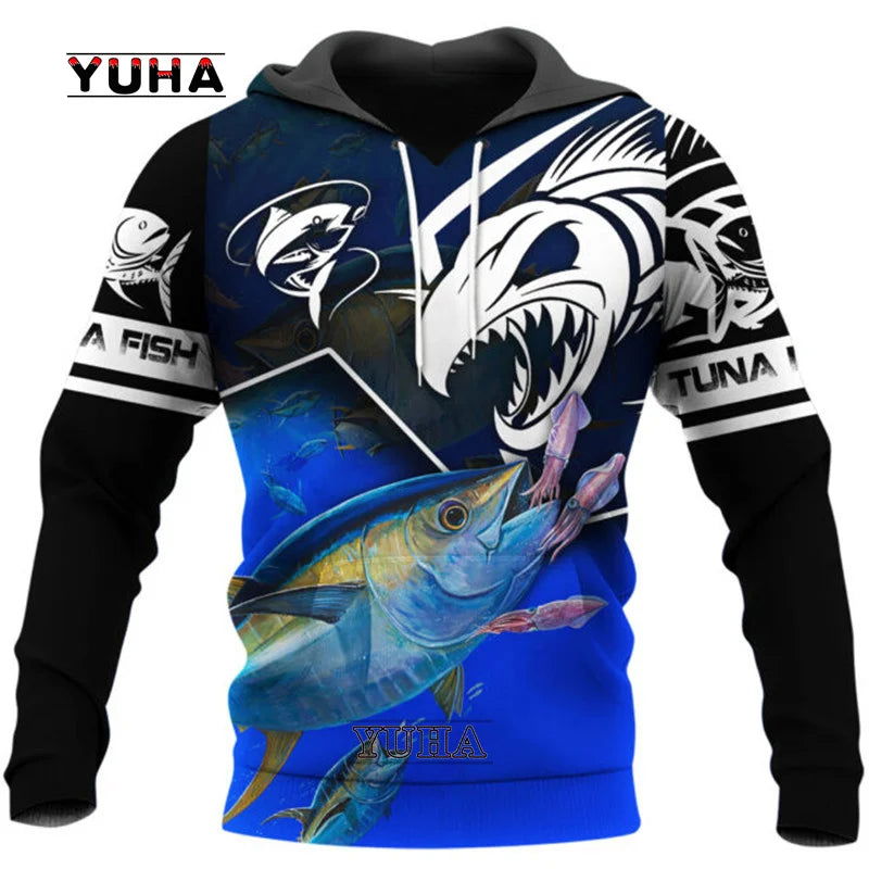 Fish Frenzy 3D Hoodie Bobber Bargain