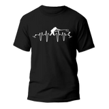 Fishing Heart Beat Man T-Shirt