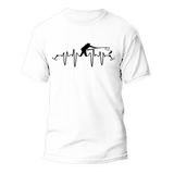 Fishing Heart Beat Man T-Shirt
