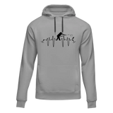 Fishing Heart Beat Unisex Hoodie