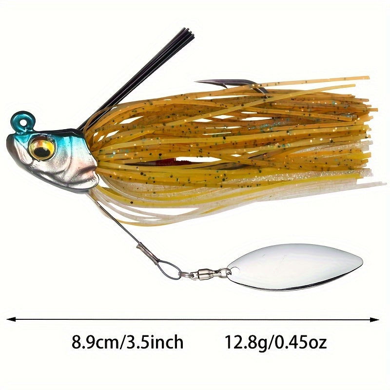 Fishing Skirt Jig with Willow Blade Bobber Bargain