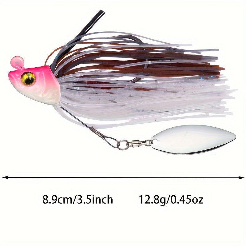 Fishing Skirt Jig with Willow Blade Bobber Bargain