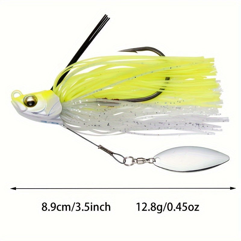 Fishing Skirt Jig with Willow Blade Bobber Bargain