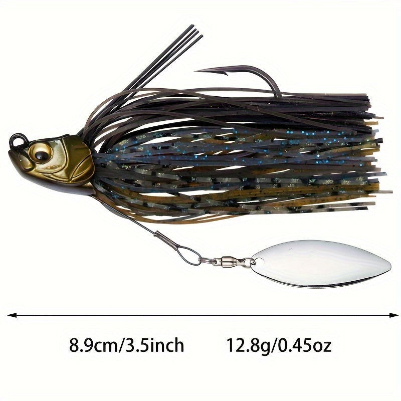 Fishing Skirt Jig with Willow Blade Bobber Bargain