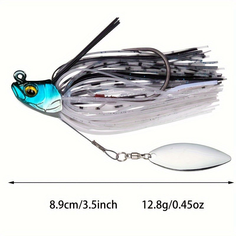 Fishing Skirt Jig with Willow Blade Bobber Bargain