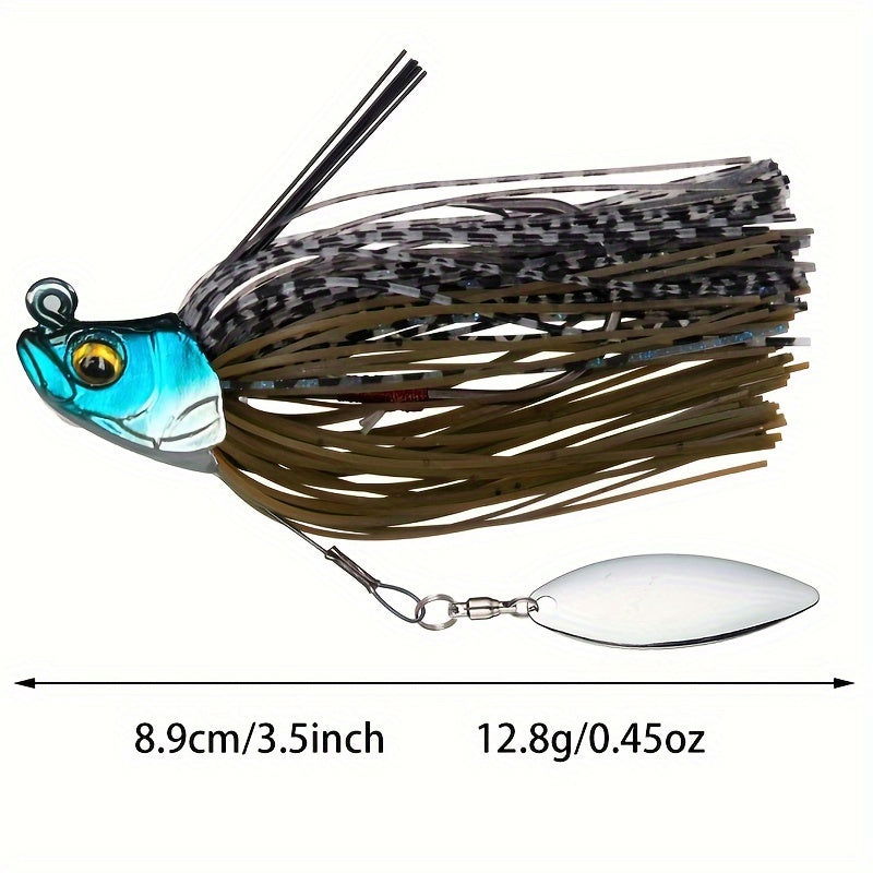 Fishing Skirt Jig with Willow Blade Bobber Bargain