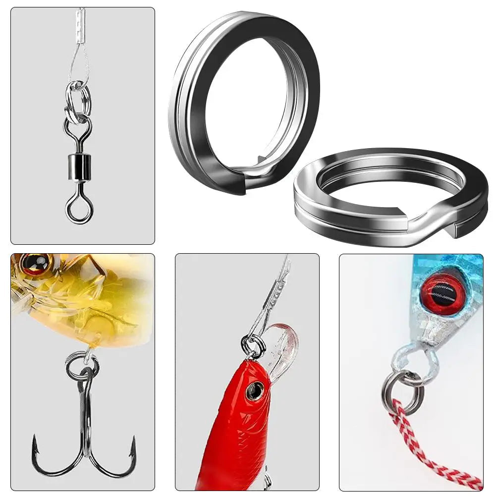 Fishing Split Ring & Pliers Set (201pc) Bobber Bargain