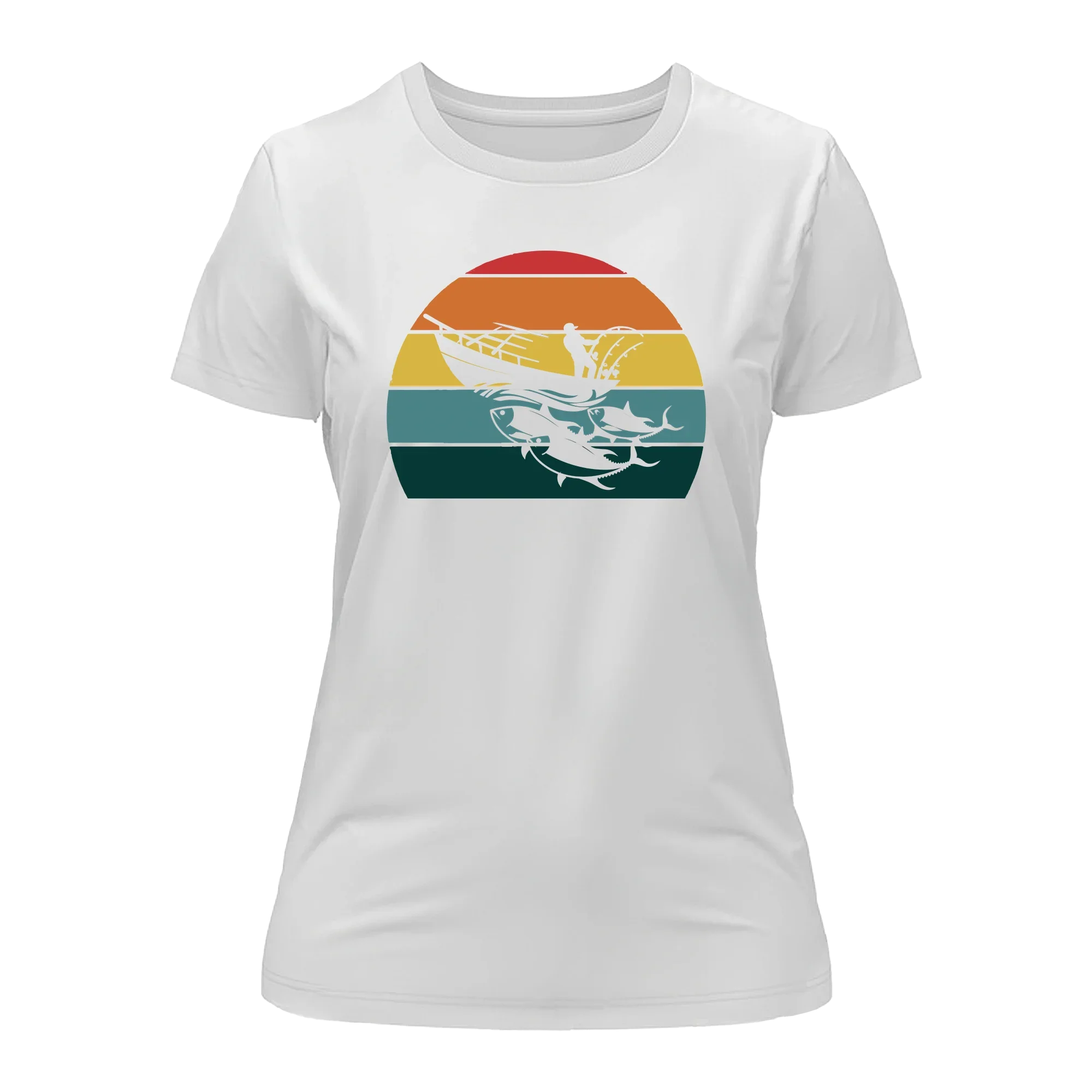 Fishing Boat T-Shirt for Women