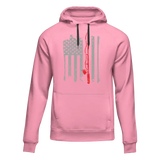 Fishing Rod American Flag Unisex Hoodie