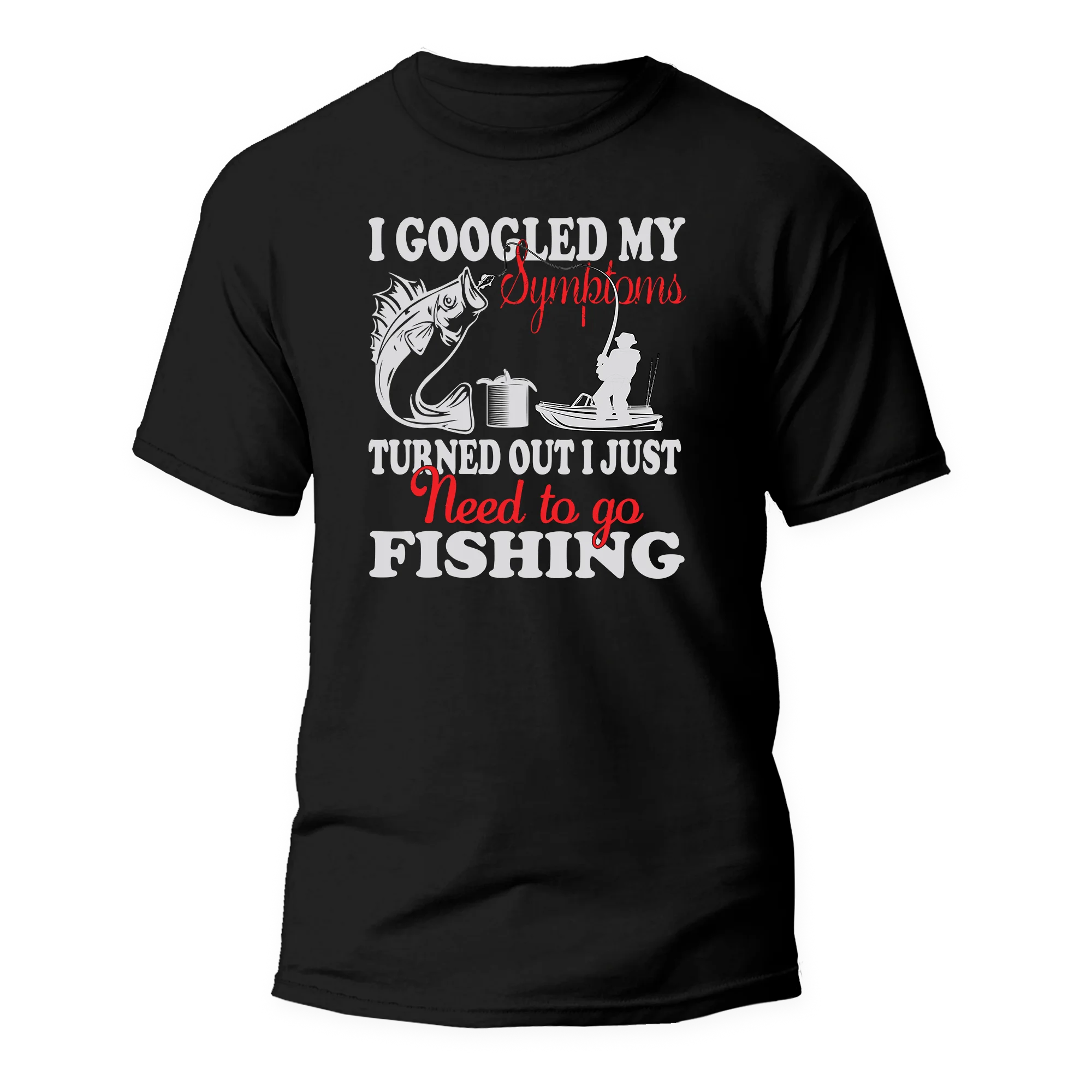 Fishing Symptoms Man T-Shirt