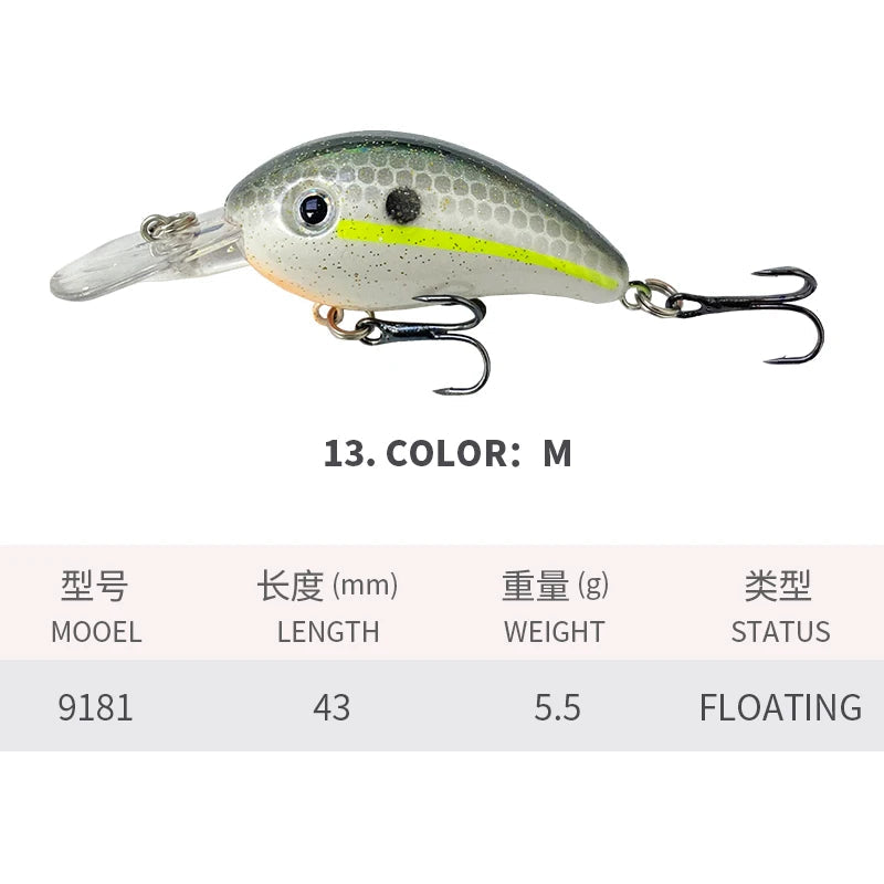 Floating Wobbler Lure 9181 Bobber Bargain