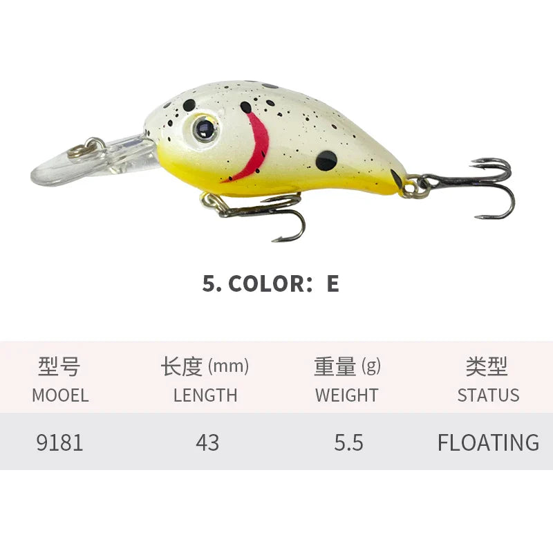 Floating Wobbler Lure 9181 Bobber Bargain