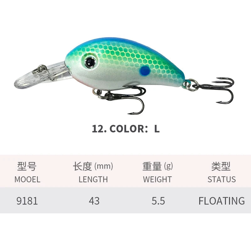 Floating Wobbler Lure 9181 Bobber Bargain