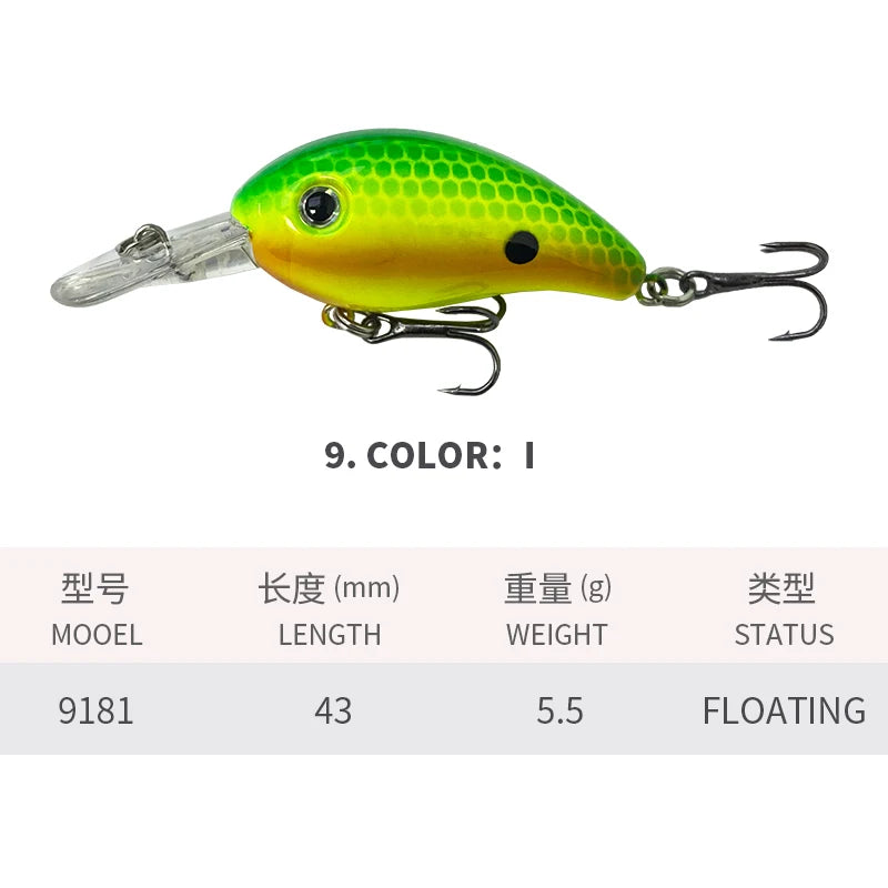 Floating Wobbler Lure 9181 Bobber Bargain