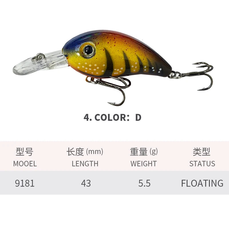 Floating Wobbler Lure 9181 Bobber Bargain