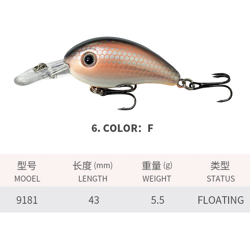 Floating Wobbler Lure 9181 Bobber Bargain