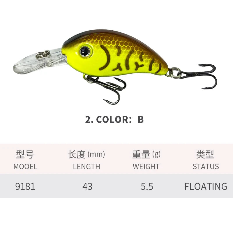 Floating Wobbler Lure 9181 Bobber Bargain