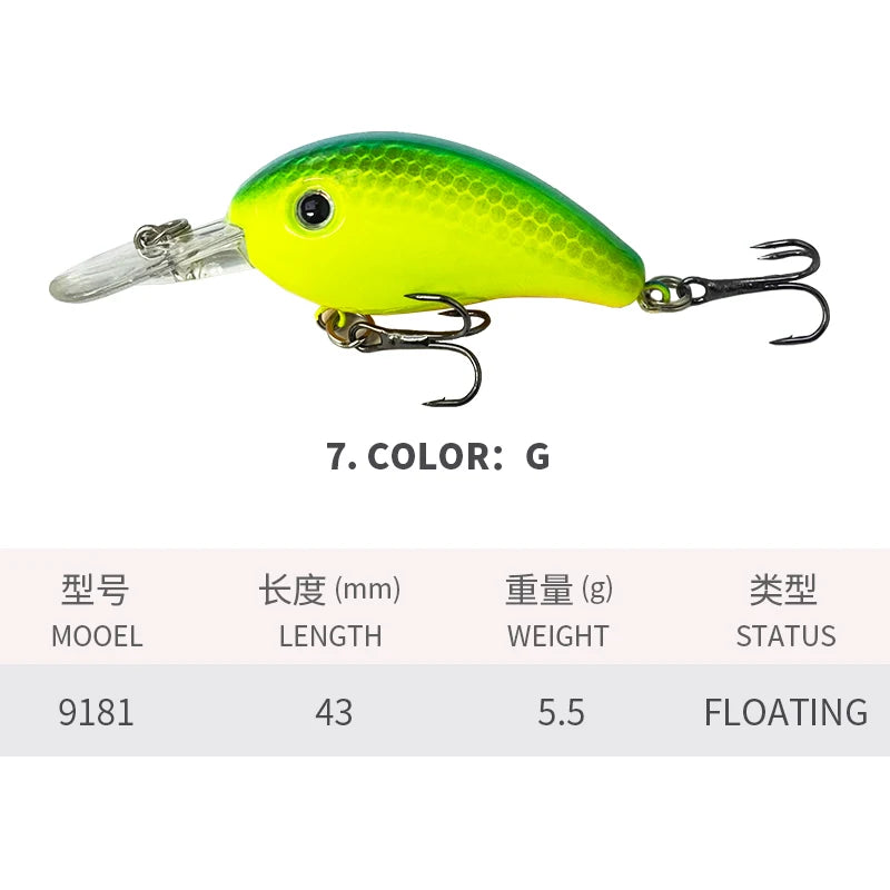 Floating Wobbler Lure 9181 Bobber Bargain