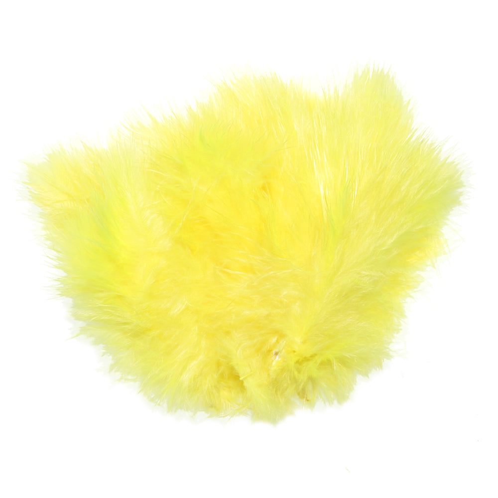 Matériaux de montage de mouches - Sélectionnez des couleurs fluorescentes Woolly Bugger Marabou - 1/8 once