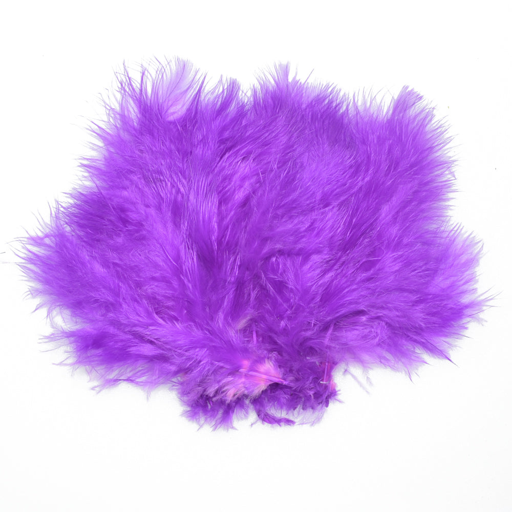 Matériaux de montage de mouches - Sélectionnez Woolly Bugger Marabou, couleurs standard - 1/8 once