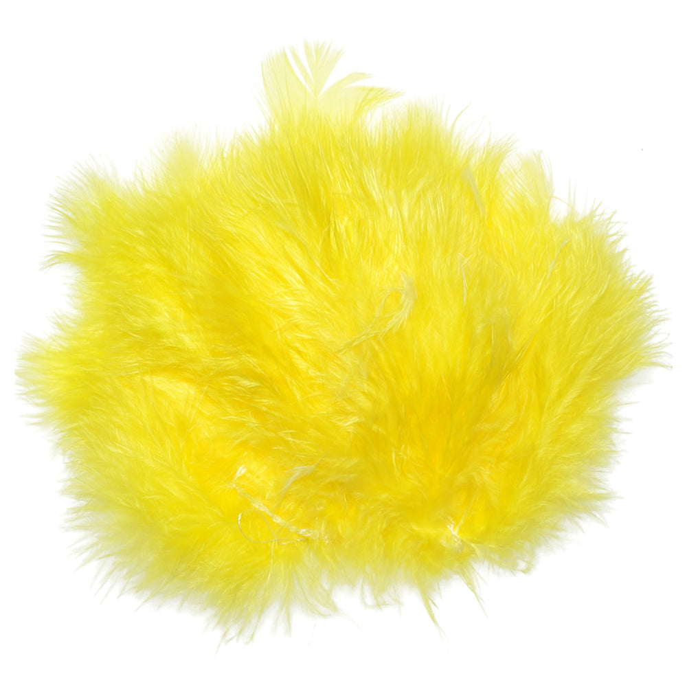 Matériaux de montage de mouches - Sélectionnez Woolly Bugger Marabou, couleurs standard - 1/8 once