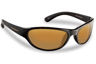 Flying Fisherman Key Largo Sunglasses (Black Amber) Bobber Bargain