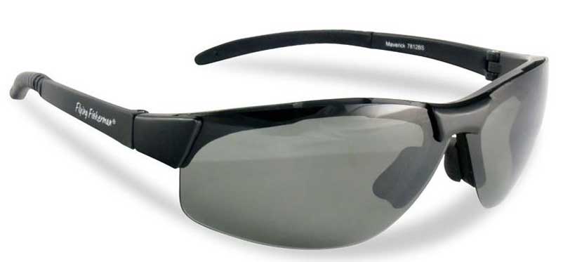 Flying Fisherman Maverick Sunglasses (Black/Smoke) Bobber Bargain