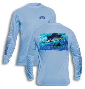 Flying Fisherman Tee Sailfish Bobber Bargain