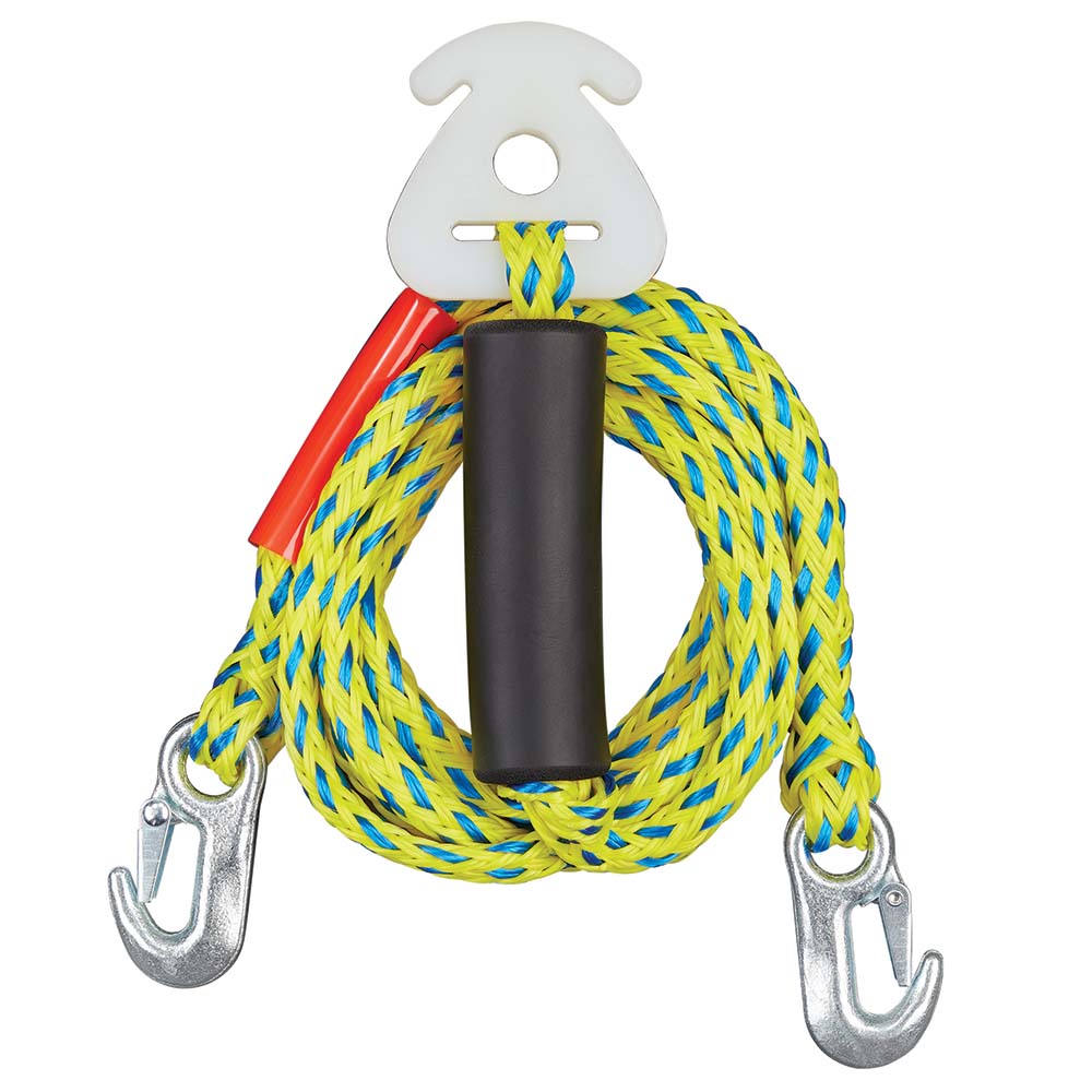 Full Throttle Ski/Tube Tow Harness (12', Yellow/Blue) Bobber Bargain