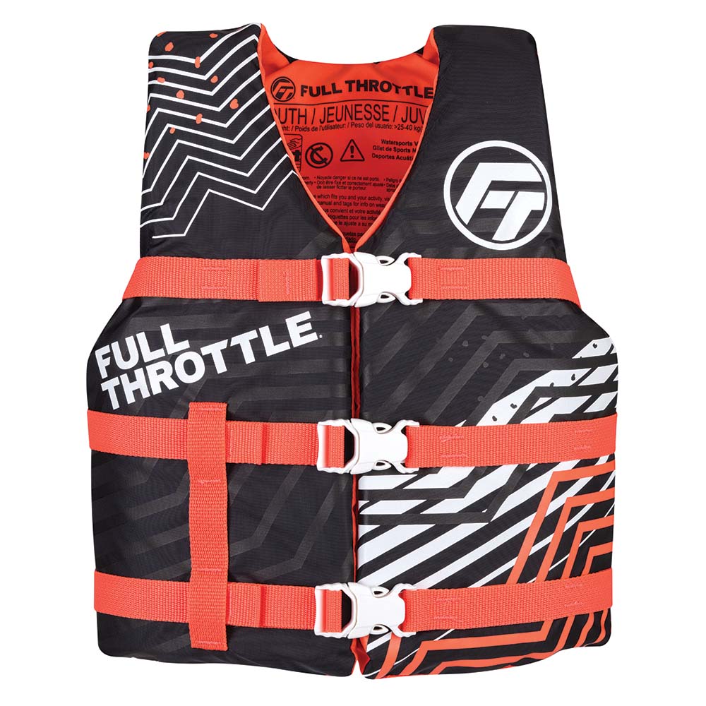 Full Throttle Youth Nylon Life Jacket Bobber Bargain