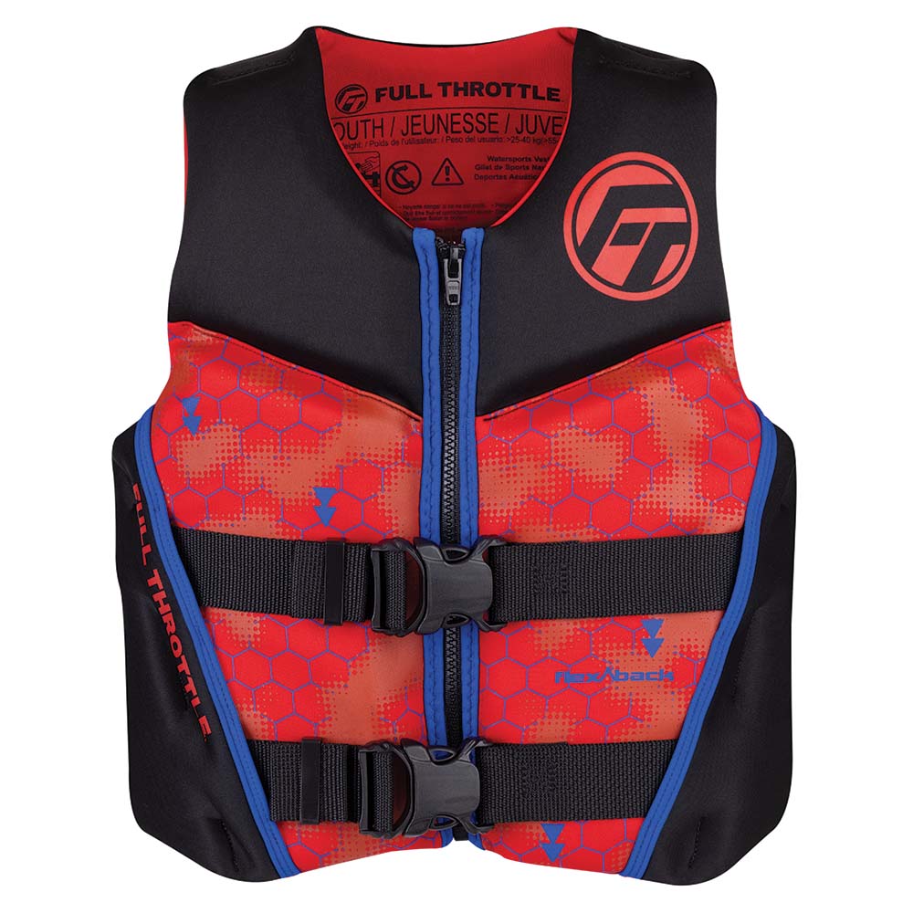 Full Throttle Youth Rapid-Dry Flex-Back Life Jacket Bobber Bargain