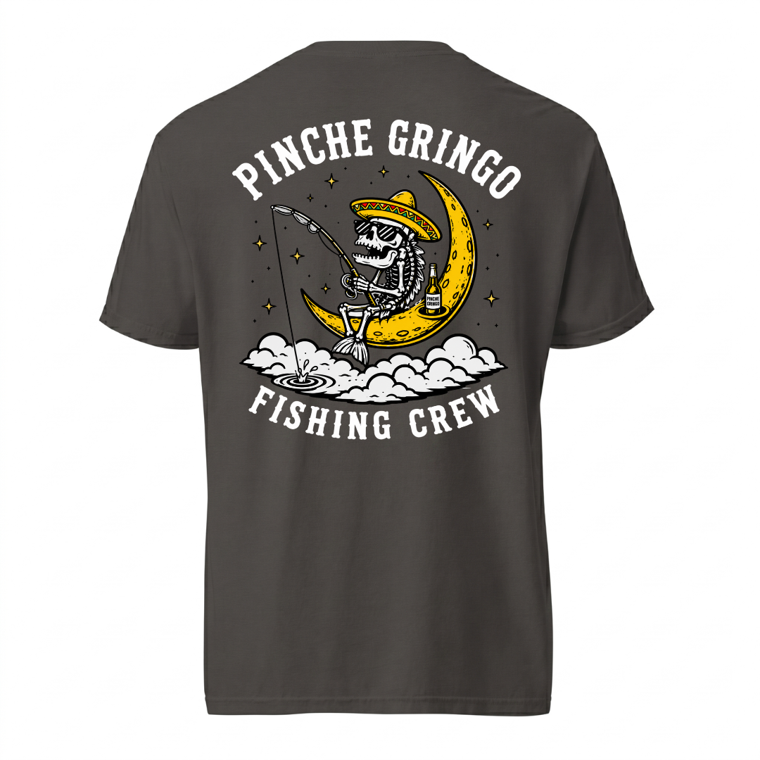 Pinche Gringo Fishing Crew Moon Fish Shirt