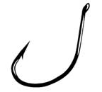 Gamakatsu Drop Shot Hook (Black) Bobber Bargain